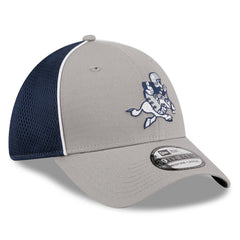 Dallas Cowboys New Era Pipe Retro Joe 39THIRTY Flex Hat - Silver/Navy - NFL