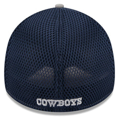 Dallas Cowboys New Era Pipe 39THIRTY Flex Hat - Gray - NFL