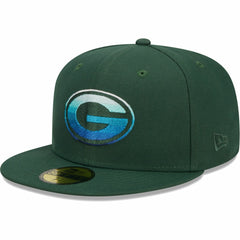 Green Bay Packers New Era Gradient 59FIFTY Fitted Hat - Green - NFL