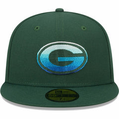 Green Bay Packers New Era Gradient 59FIFTY Fitted Hat - Green - NFL