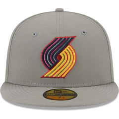 New Era Portland Trail Blazers Color Pack 59FIFTY Fitted Hat Gray