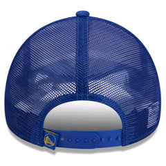 New Era Golden State Warriors Lift Pass Foam Front Trucker 9FORTY Adjustable Hat White