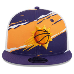 New Era Phoenix Suns Tear Trucker 9FIFTY Adjustable Hat Purple/White