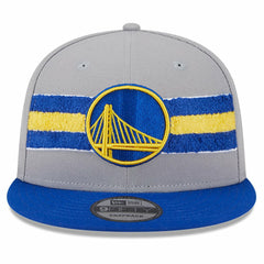 New Era Golden State Warriors Chenille Band 9FIFTY Snapback Hat Gray
