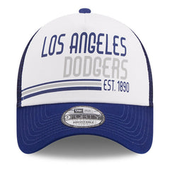 Los Angeles Dodgers New Era Stacked A-Frame Trucker 9FORTY Adjustable Hat Near Me