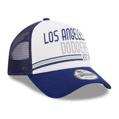 Los Angeles Dodgers New Era Stacked A-Frame Trucker 9FORTY Adjustable Hat Near Me