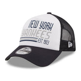 New York Yankees New Era Stacked A-Frame Trucker 9FORTY Adjustable Hat Near Me