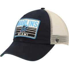 Miami Marlins '47 Four Stroke Clean Up Trucker Snapback Hat Outlet