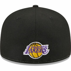 New Era Los Angeles Lakers Pop Front 59FIFTY Fitted Hat Black/Gold