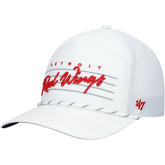 Detroit Red Wings '47 Downburst Hitch Adjustable Hat - White | 47 brand on sale