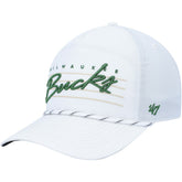 47 brand Milwaukee Bucks '47 Downburst Hitch Snapback Hat White