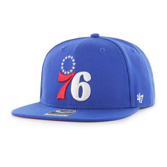 47 brand Philadelphia 76ers '47 Sure Shot Captain Snapback Hat Royal
