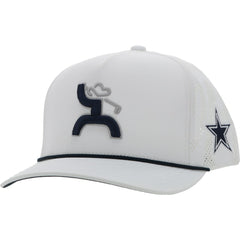 Dallas Cowboys HOOey Golf Trucker Adjustable Hat - White - NFL