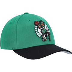 Mitchell & Ness Boston Celtics MVP Team Two-Tone 2.0 Stretch-Snapback Hat Kelly Green/Black
