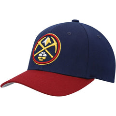 Mitchell & Ness Denver Nuggets MVP Team Two-Tone 2.0 Stretch-Snapback Hat Navy/Red