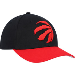 Mitchell & Ness Toronto Raptors MVP Team Two-Tone 2.0 Stretch-Snapback Hat Black/Red