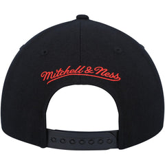 Mitchell & Ness Toronto Raptors MVP Team Two-Tone 2.0 Stretch-Snapback Hat Black/Red