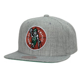 Mitchell & Ness Boston Celtics Hardwood Classics 2.0 Snapback Hat Heather Gray