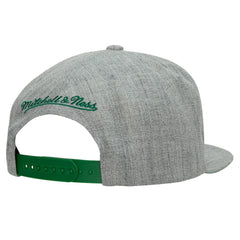 Mitchell & Ness Boston Celtics Hardwood Classics 2.0 Snapback Hat Heather Gray