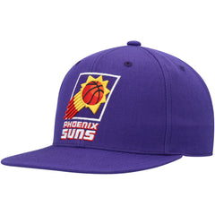 Mitchell & Ness Phoenix Suns Hardwood Classics MVP Team Ground 2.0 Fitted Hat Purple
