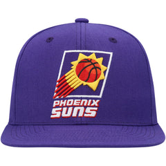 Mitchell & Ness Phoenix Suns Hardwood Classics MVP Team Ground 2.0 Fitted Hat Purple
