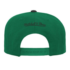Mitchell & Ness Boston Celtics Youth Two-Tone Snapback Hat Kelly Green/Black