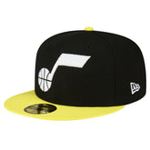 New Era Utah Jazz 2-Tone 59FIFTY Fitted Hat Black/Yellow