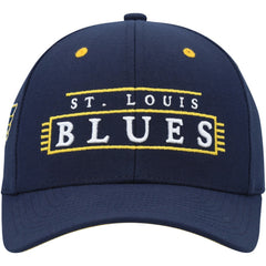 St. Louis Blues Mitchell & Ness LOFI Pro Snapback Hat - Navy | NHL on sale