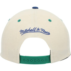 Mitchell & Ness Dallas Mavericks Hardwood Classics Pop Snapback Hat Cream