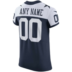 Dallas Cowboys Alternate Vapor Elite Custom Jersey - Navy - Nike