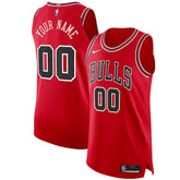 Nike Chicago Bulls Authentic Custom Jersey Red Icon Edition