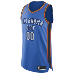 Nike Oklahoma City Thunder Authentic Custom Jersey Blue Icon Edition