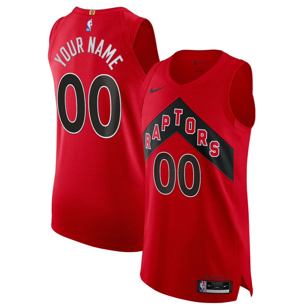 Nike Toronto Raptors 2020/21 Authentic Custom Jersey Red Icon Edition