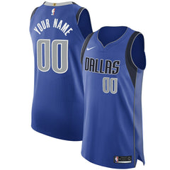 Nike Dallas Mavericks 2020/21 Authentic Custom Jersey Royal Icon Edition