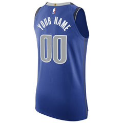 Nike Dallas Mavericks 2020/21 Authentic Custom Jersey Royal Icon Edition