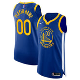 Nike Golden State Warriors 2020/21 Authentic Custom Jersey Blue Icon Edition