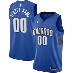 Orlando Magic Jordan Brand Swingman Custom Jersey Statement Edition Blue
