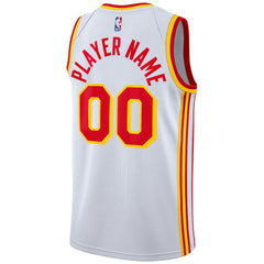 Nike Atlanta Hawks 2020/21 Swingman Custom Jersey Association Edition White