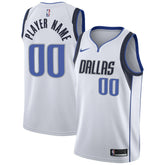 Nike Dallas Mavericks 2020/21 Swingman Custom Jersey Association Editi- White