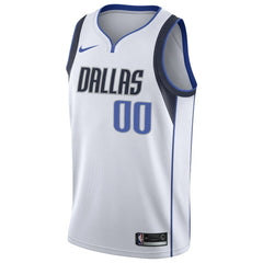 Nike Dallas Mavericks 2020/21 Swingman Custom Jersey Association Editi- White