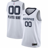 Nike Memphis Grizzlies 2020/21 Swingman Custom Jersey Association Edition White