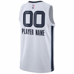 Nike Memphis Grizzlies 2020/21 Swingman Custom Jersey Association Edition White