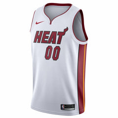 Nike Miami Heat 2020/21 Swingman Custom Jersey Association Edition White
