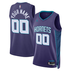 Charlotte Hornets Jordan Brand Unisex 2022/23 Swingman Custom Jersey Statement Edition Teal