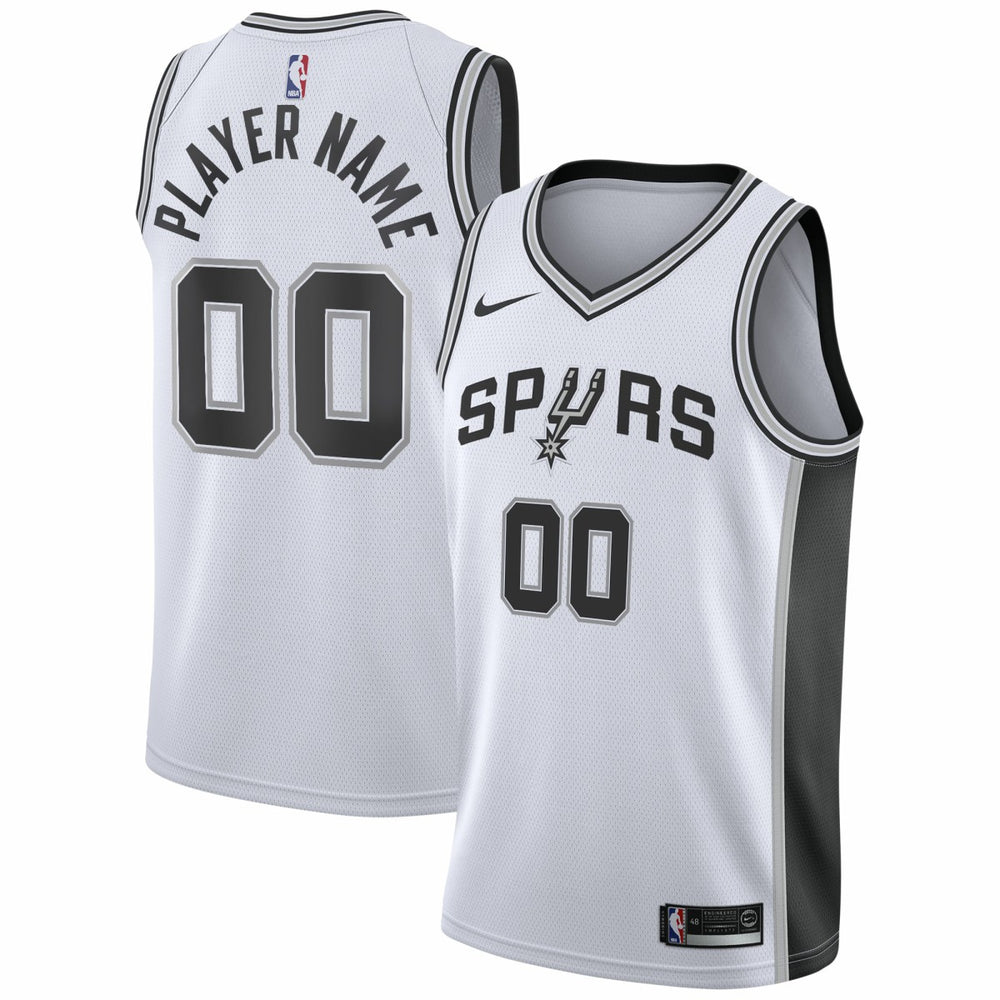 Nike San Antonio Spurs 2020/21 Swingman Custom Jersey Association Edition White