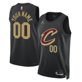 Cleveland Cavaliers Jordan Brand Unisex 2022/23 Swingman Custom Jersey Statement Editi- Black