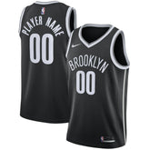 Nike Brooklyn Nets 2020/21 Swingman Custom Jersey Icon Edition Black