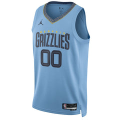 Memphis Grizzlies Jordan Brand Unisex 2022/23 Swingman Custom Jersey Statement Edition Blue