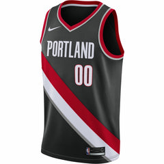 Nike Portland Trail Blazers 2020/21 Swingman Custom Jersey Icon Edition Black