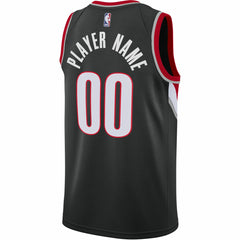 Nike Portland Trail Blazers 2020/21 Swingman Custom Jersey Icon Edition Black